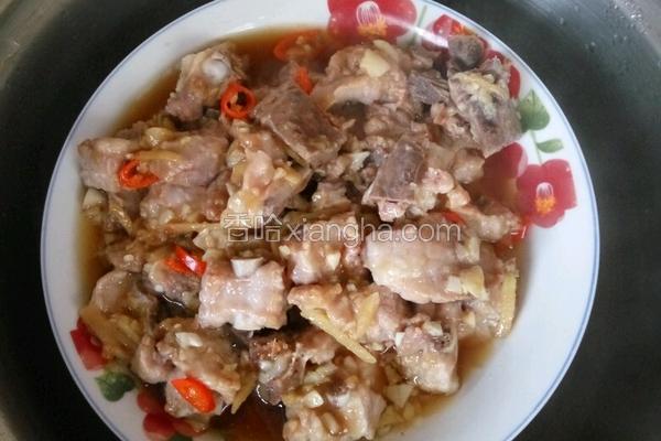 辣蒸排骨的做法视频