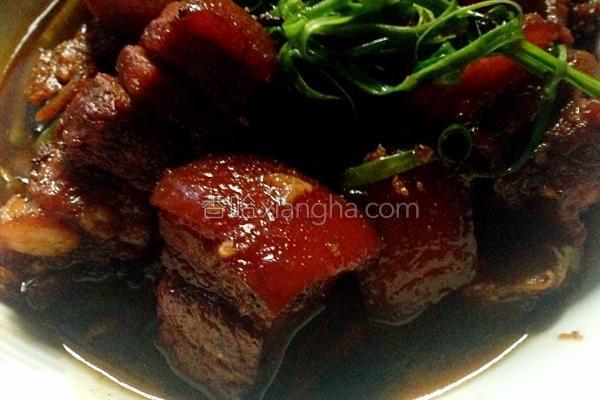 红烧肉的做法辣味