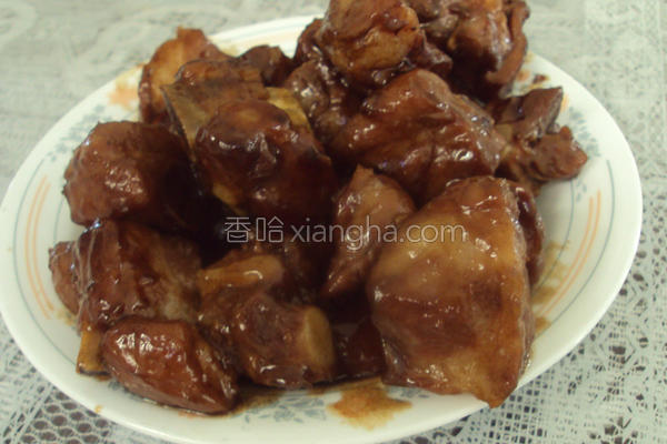 可乐排骨虎皮鸡蛋的做法