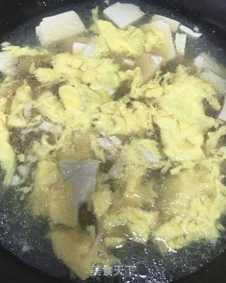 豆腐美食鸡蛋汤的做法