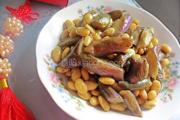 黄豆茄子排骨的做法