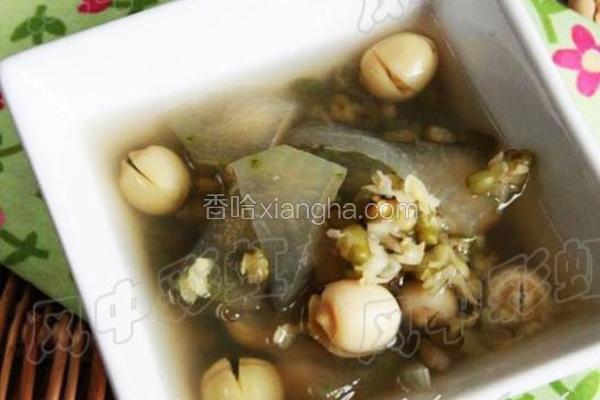 冬瓜莲子鸭子汤的做法