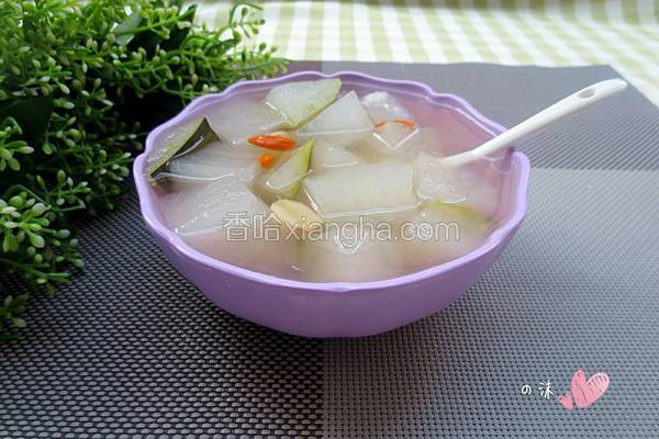 冬瓜莲子鸭子汤的做法
