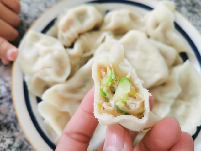 白瓜猪肉馅水饺的做法