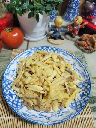 酒店鸡蛋炒笋丝做法