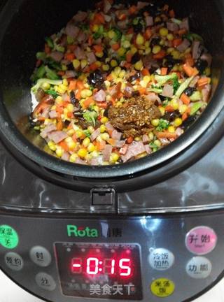 龙虾包鱼煲仔饭的做法