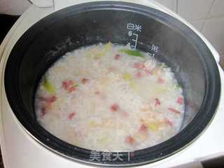 鸡蛋火腿粥电饭煲做法