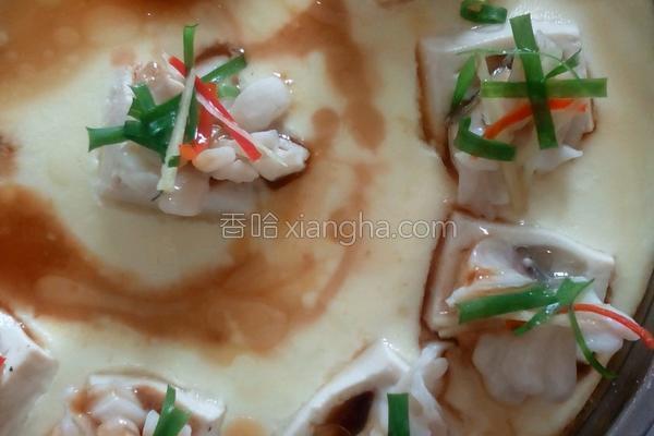 竹笙豆腐蒸鱼的做法