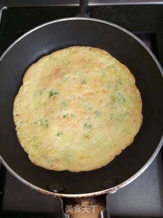 葱花鸡蛋虾饼做法视频