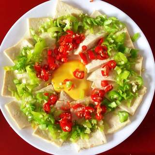 生菜碎鸡蛋豆腐的做法视频