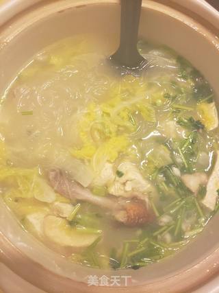 白菜丝花生汤的做法视频