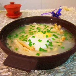 冷豆腐鸡蛋煮汤的做法