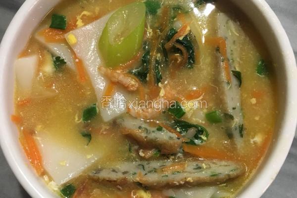 沧州年糕鱼饼的做法