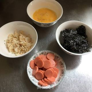 蛋花火腿汤的做法