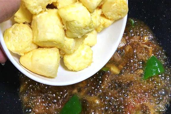 豆腐干裹日本豆腐的做法