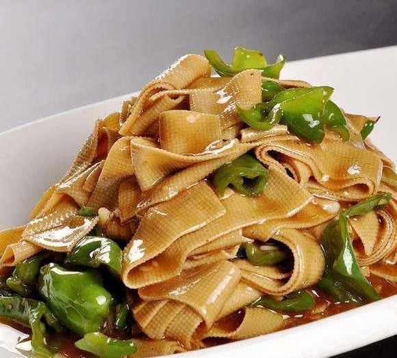 豆腐皮豌豆米汤的做法