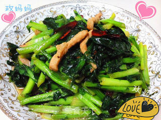 菜苔菜炖排骨的做法视频