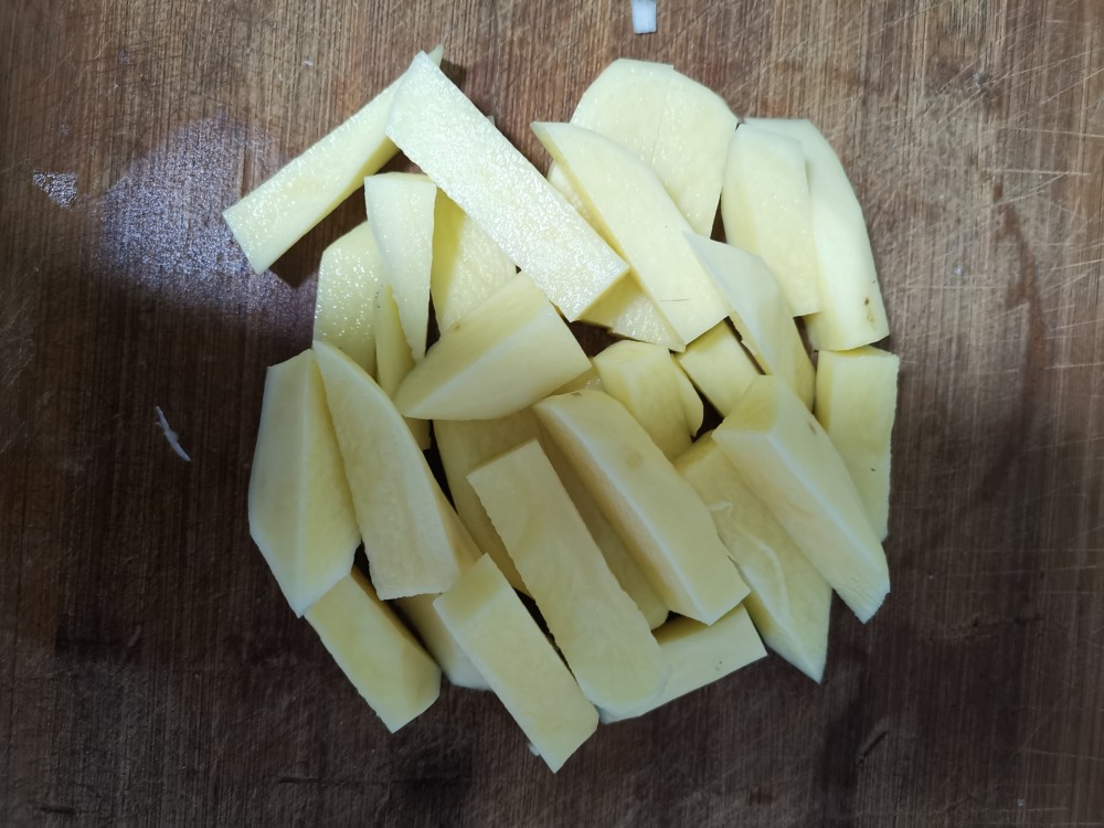 油菜土豆条的做法