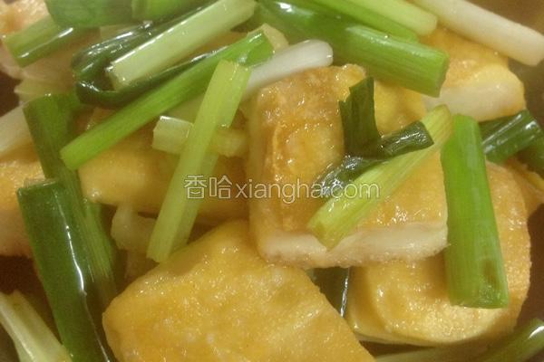 大蒜叶子豆腐的做法大全