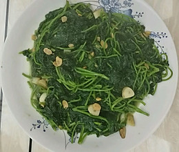 炒地瓜叶的做法
