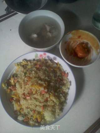 新鲜米饭鸡蛋饭做法