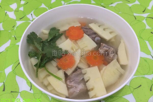 冬笋排骨咸肉汤的做法视频