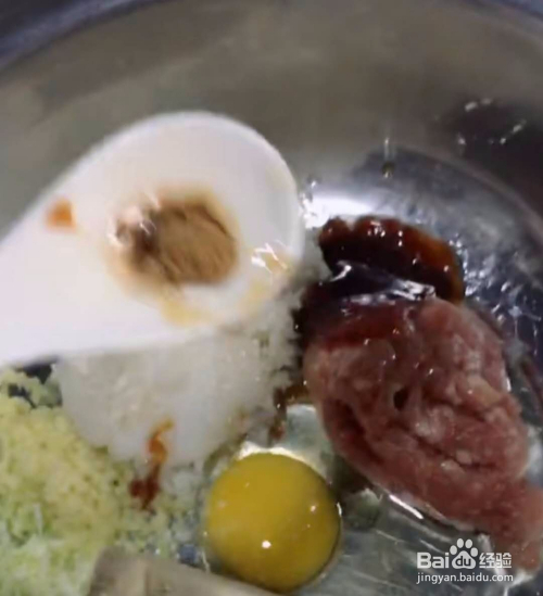 豆腐鸡蛋肉末丸做法
