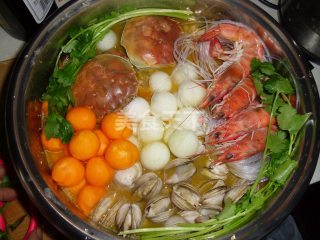 海鲜火锅做法视频