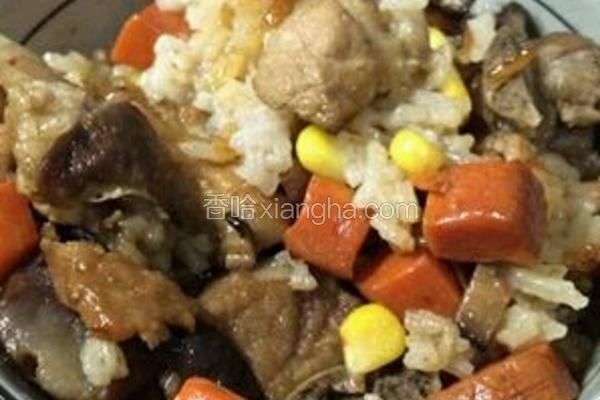 酸排骨饭的做法