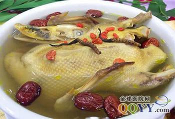 鸭子虫草煲汤的做法