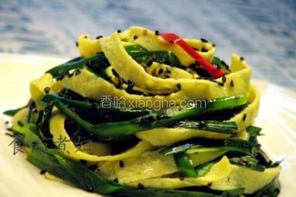 菜豆腐拌韭菜的做法窍门