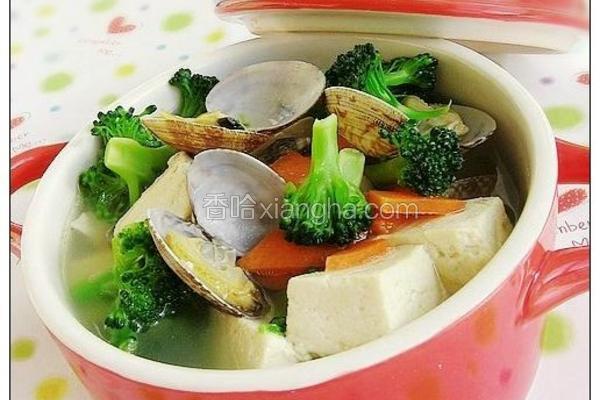 红酒豆腐西兰花的做法
