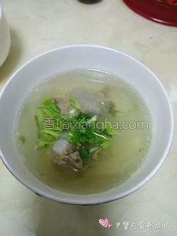 排骨清炖粉皮汤的做法