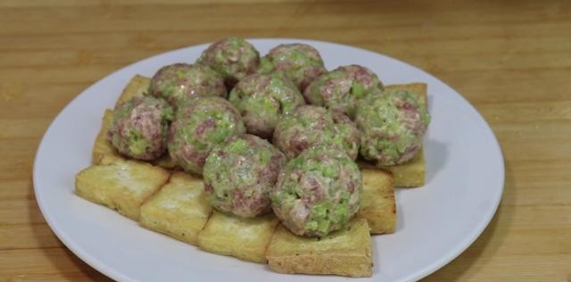 豆腐蒸肉丸的家常做法