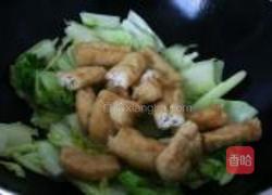 油豆腐烧肉焖白菜的做法