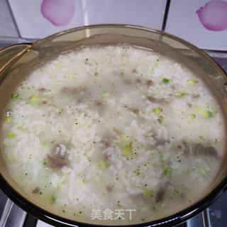婴儿豆腐肉末粥的做法