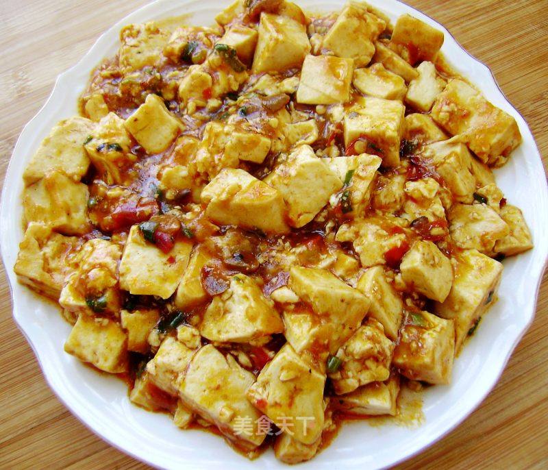 麻辣豆腐美食的做法