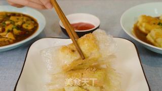 拆纸豆腐包的做法