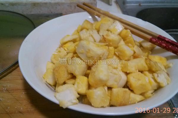 馒头炒熟鸡蛋做法
