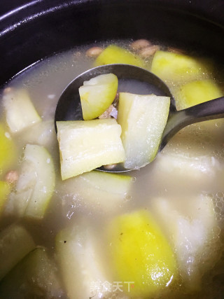淡菜干节瓜排骨汤的做法