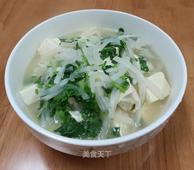 手抓饼烩豆腐的做法