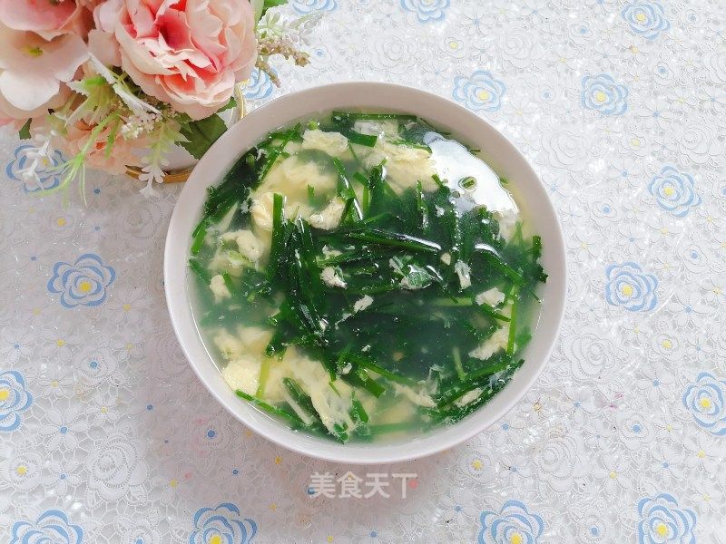 韭菜鸡蛋汤湖北做法