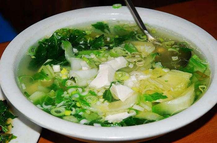 乳汤白菜豆腐汤的做法