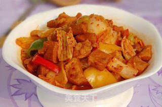大席炖油豆腐的做法