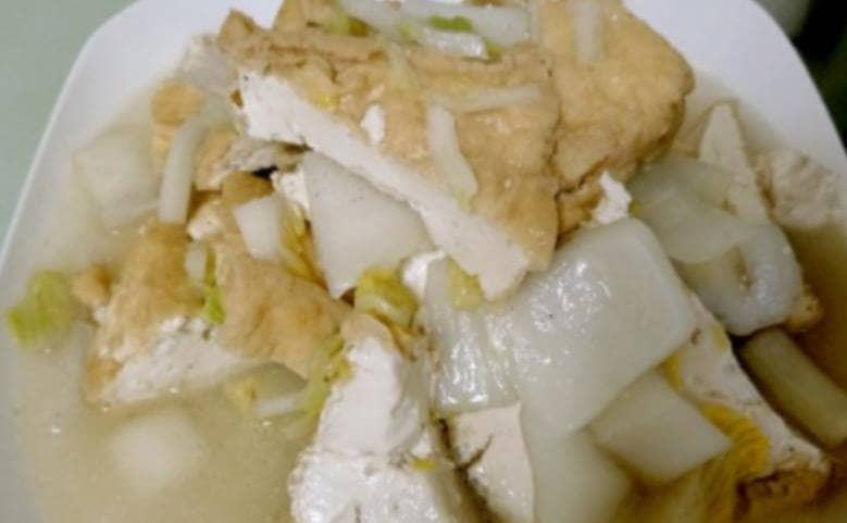 娃娃菜土豆豆腐的做法