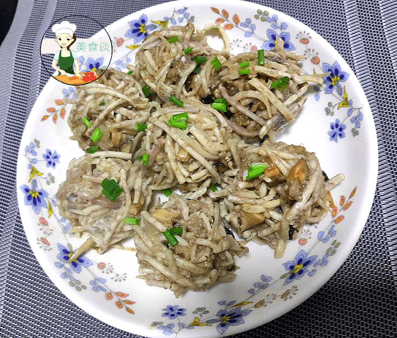 香菇鸡蛋圆子的做法