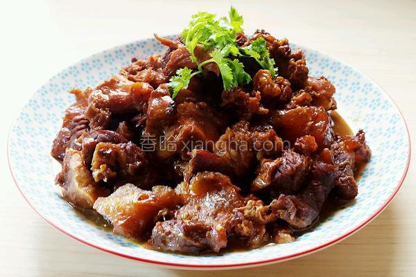 炖牛筋肉的做法