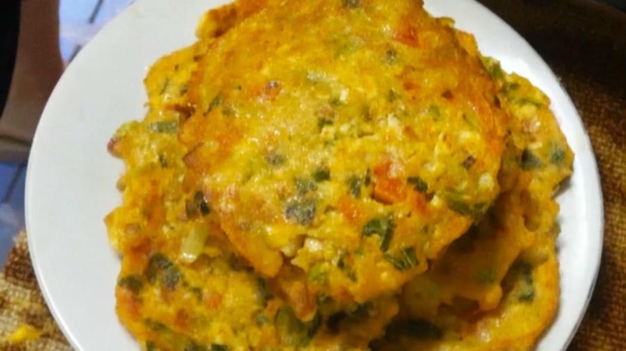 西红柿豆腐饼的做法6