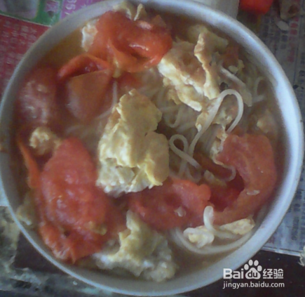 西红柿牛排鸡蛋面做法