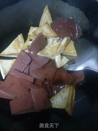 豆腐猪血咸菜的做法